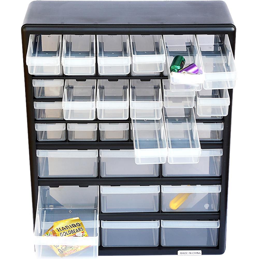 Storage Cabinet Drawers 39 Plastic Tool Box Containers Organiser Cupboard