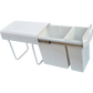 Pull Out Bin Kitchen Double Dual Slide Garbage Rubbish Waste 10L+20L