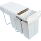 Pull Out Bin Kitchen Double Dual Slide Garbage Rubbish Waste 10L+20L