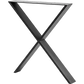 X Shaped Table Bench Desk Legs Retro Industrial Design Fully Welded