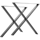 X Shaped Table Bench Desk Legs Retro Industrial Design Fully Welded