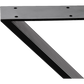 X Shaped Table Bench Desk Legs Retro Industrial Design Fully Welded