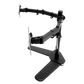 13"-27" Dual Screen Monitor Stand TV Bracket Computer Display Desk Mount Holder