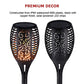 10 Pack Solar Torch Lights 96 LED Flickering Lighting Dancing Flame Garden Lamp