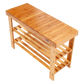 3 Tier Shoe Rack Bamboo Wooden Storage Shelf Stand Bench Cabinet Organiser