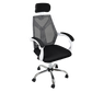 Office Chair Gaming Computer Chairs Mesh Back Foam Seat - White
