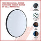 70cm Round Wall Mirror Bathroom Makeup Mirror by Della Francesca