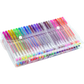 Glitter Gel Pens (100 pack) with 2.5X More Ink - Craft, Kids & Adult Colouring