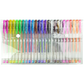 Glitter Gel Pens (100 pack) with 2.5X More Ink - Craft, Kids & Adult Colouring