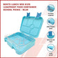 Bento Lunch Box Kids Leakproof Food Container School Picnic - Blue