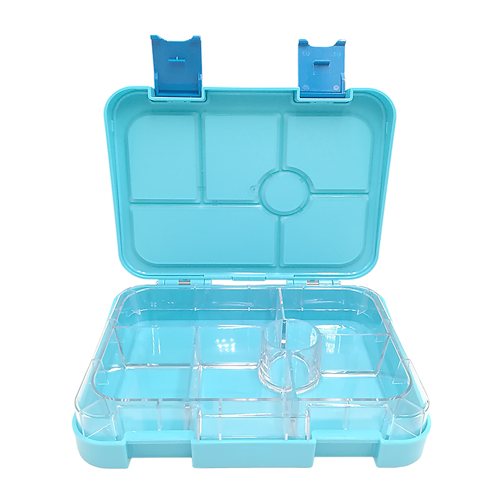 Bento Lunch Box Kids Leakproof Food Container School Picnic - Blue