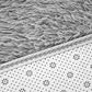 230x200cm Floor Rugs Large Shaggy Rug Area Carpet Bedroom Living Room Mat - Grey