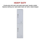 2-Door Vertical Locker for Office Gym Shed School Home Storage