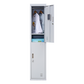 2-Door Vertical Locker for Office Gym Shed School Home Storage