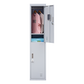 2-Door Vertical Locker for Office Gym Shed School Home Storage