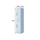 2-Door Vertical Locker for Office Gym Shed School Home Storage