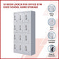 12-Door Locker for Office Gym Shed School Home Storage
