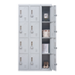 12-Door Locker for Office Gym Shed School Home Storage