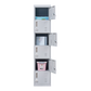 6-Door Locker for Office Gym Shed School Home Storage
