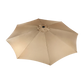 9FT Patio Umbrella Outdoor Garden Table Umbrella with 8 Sturdy Ribs