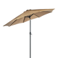 9FT Patio Umbrella Outdoor Garden Table Umbrella with 8 Sturdy Ribs