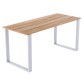 Rectangular-Shaped Table Bench Desk Legs Retro Industrial Design Fully Welded - White