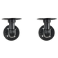 Industrial Black Iron Pipe Bracket Wall Mounted Floating Shelf - Set of 2