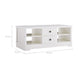 Margaux White Coastal Style Coffee Table with Drawers