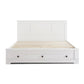 Margaux White Coastal Lifestyle Bedframe with Storage Drawers King