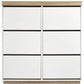Aiden Coastal White Oak Large Shoe Cabinet