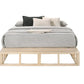 Kurt Wooden Platform Bed Frame Base Queen
