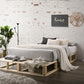 Kurt Wooden Platform Bed Frame Base Queen