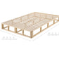 Kurt Wooden Platform Bed Frame Base Queen