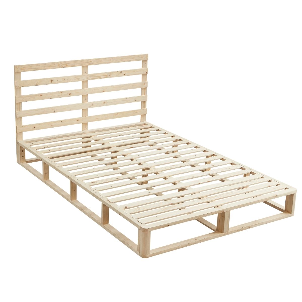 Industrial Coastal Pallet Bed Frame Bed Base King Single