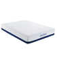 Plush Knitted Organic Cotton Memory Foam Mattress King Single