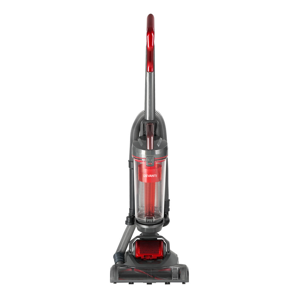 Devanti Upright Vacuum Cleaner Stick Bagless Free-standing Cyclone Filter 1000W