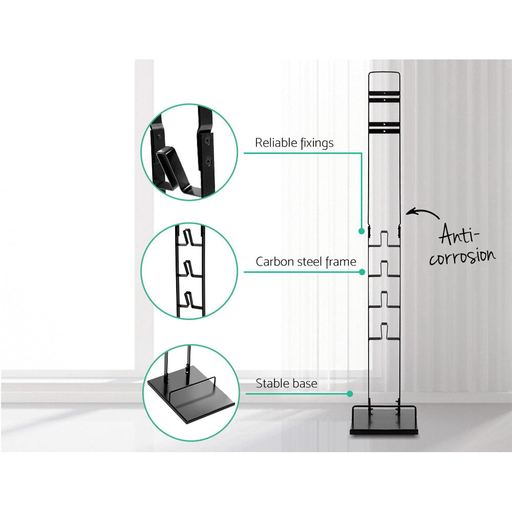 Artiss Freestanding Vacuum Stand Rack For Dyson Handheld Cleaner V6 V7 V8 V10 V11 Black