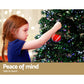 Jingle Jollys 1.8M 6FT LED Christmas Tree Optic Fiber Xmas Multi Colour Lights