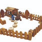 Wooden fence- set of 4